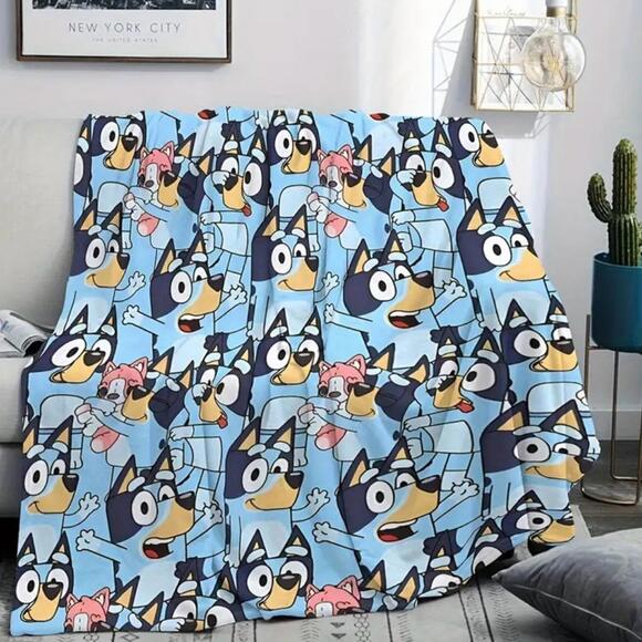 Other - Blanket Bluey Heeler Dog Kids Cartoon, Lightweight Throw NWOT, LAST ONE